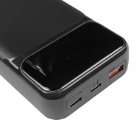 Купить Повербанк GRUNHELM GP-20BQC 20000 mAh; быстрая зарядка 22.5W Черный Артикул: 6990001375303 Миниатюра фотографии № 2