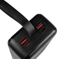 Купить Повербанк GRUNHELM GP-30BQC 30.000 mAh; быстрая зарядка 22.5W Черный Артикул: 6990001375327 Миниатюра фотографии № 2