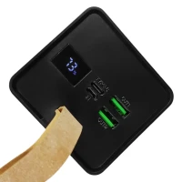Купити Повербанк GRUNHELM GP-50BQC 50.000 mAh; швидка зарядка 22.5W Чорний Артикул: 6990001375419 Фото мініатюра № 2