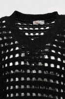 Пуловер однотонный женский Femme 1016 One Size Черный (2000989871149D)  Фото №6