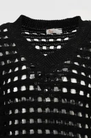 Пуловер однотонный женский Femme 1016 One Size Черный (2000989871149D)  Фото №6