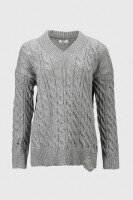 Пуловер однотонный женский Femme 2026 One Size Серый (2000990221490W)  Фото №6