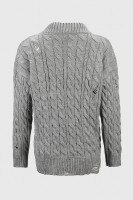 Пуловер однотонный женский Femme 2026 One Size Серый (2000990221490W)  Фото №8
