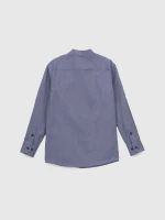 Сорочка однотонна для хлопчика Redpolo 1719 122 см Джинсовий (2000990387882D)(SC)  Фото №7