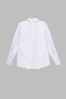 Рубашка с узором для мальчика Deniz 30124 116 см Белый (2000990438577D)(SC)  Фото №6