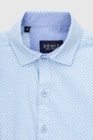 Рубашка с узором для мальчика Deniz 30124 116 см Голубой (2000990529770D)(SC)  Фото №9