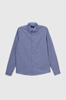 Рубашка с узором для мальчика Deniz 606 146 см Голубой (2000990524829D)(SC)  Фото №5