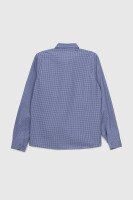 Рубашка с узором для мальчика Deniz 606 146 см Голубой (2000990524829D)(SC)  Фото №6