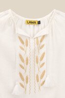 Сорочка вишиванка для дівчинки LAWA E-GBC02301 122 см Молочний  Фото №6