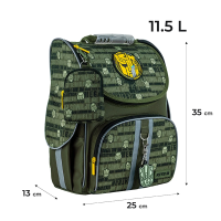 Рюкзак каркасний для хлопчика Kite TF24-501S Зелений (4063276105738A)(SC)  Фото №1