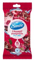 Салфетка влажная SMILE 42224922 Daily Гранат 15 шт. (4820048481977A)