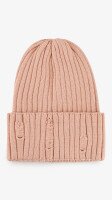 Купить Шапка женская ESN077 One Size Пудровый Артикул: 2000999269042 Миниатюра фотографии № 2