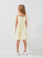 Купить Сарафан для девочки Aura Style 5005-1 116 см Желтый Артикул: 2000999546556 Миниатюра фотографии № 4