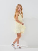 Купить Сарафан для девочки Aura Style 5005-1 116 см Желтый Артикул: 2000999546556 Миниатюра фотографии № 3