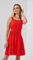 Сарафан для девочки LAWA GTC02319 134 см Красный  Фото №0