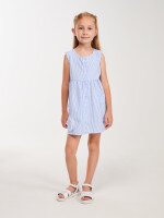Купить Сарафан с узором для девочки Aura Style 5003 92 см Голубой Артикул: 2000999566691 Миниатюра фотографии № 2