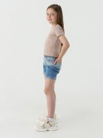 Шорты джинсовые для девочки MOYABERLA 0098 116 см Голубой (2000990540355S)  Фото №2