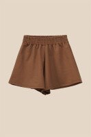 Шорты трикотажные однотонные женские LAWA WBC02410 XL Мокко  Фото №4