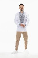 Брюки Boyfriend однотонные мужские 5883 29 Бежевый (2000989683810D)  Фото №2