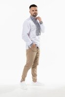 Брюки Boyfriend однотонные мужские 5883 29 Бежевый (2000989683810D)  Фото №1