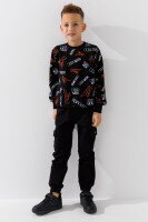 Штани джогери для хлопчика By Kids 1093 116 см Чорний  Фото №0