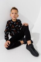 Штани джогери для хлопчика By Kids 1093 116 см Чорний  Фото №1