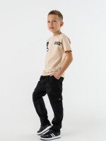 Брюки карго однотонные для мальчика Pitiki 3196 128 см Черный (2000990508324D)(SC)  Фото №3