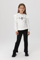 Брюки однотонные для девочки Baby Show 8172 140 см Черный (2000990087362D)(SC)  Фото №2