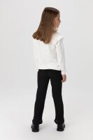 Брюки однотонные для девочки Baby Show 8172 140 см Черный (2000990087362D)(SC)  Фото №3