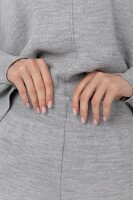 Штани палаццо однотонні жіночі Femme 1010 One Size Світло-сірий (2000989871002D)  Фото №1