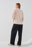 Брюки палаццо с узором женские LAWA WTC02336 L Черный  Фото №1
