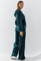 Штани палаццо жіночі LAWA K-WBC02304 XS Темно-зелений  Фото №2