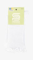 Шкарпетки для дівчинки Premier Socks Рубчик 18-20 Білий  Фото №1