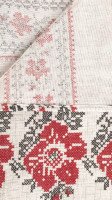 Купити Скатертина лляна "Сірий орнамент"  SD15875 1.5 м х 1.1 м  Різнокольоровий Артикул: 2800000157630 Фото мініатюра № 3