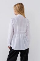Рубашка однотонная для девочки Vio Faloni 3302 146 см Белый (2000990494979D)(SC)  Фото №3