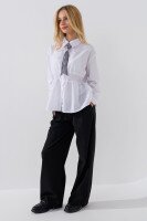 Рубашка однотонная для девочки Vio Faloni 3302 146 см Белый (2000990494979D)(SC)  Фото №0