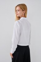 Сорочка однотонна для дівчинки Vio Faloni 3303 158 см Білий (2000990495075D)  Фото №1