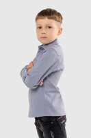 Рубашка однотонная для мальчика Deniz 311 116 см Серый (2000989810025D)(SC)  Фото №1