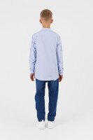 Сорочка однотонна для хлопчика Redpolo 1723-1 158 см Блакитний (2000990388094D)(SC)  Фото №2