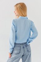 Сорочка з принтом для дівчинки TONY BOY 6199 152 см Блакитний (2000990498977S)(SC)  Фото №4