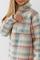 Рубашка с узором для девочки LAWA GBC02309 122 см Бежевый  Фото №1