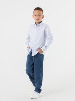 Сорочка з візерунком для хлопчика Deniz 20108 116 см Білий (2000990438478D)(SC)  Фото №2