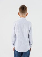Рубашка с узором для мальчика Deniz 30124 116 см Белый (2000990438577D)(SC)  Фото №2