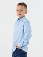 Рубашка с узором для мальчика Deniz 30124 116 см Голубой (2000990529770D)(SC)  Фото №3