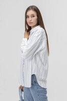 Рубашка с узором женская Karol 5118 S Белый  Фото №1