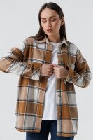 Рубашка с узором женская LAWA WBC02352 XS Молочный  Фото №0