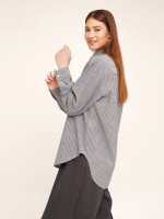 Рубашка с узором женская LAWA WTC02360 XS Черно-белый  Фото №1