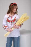 Рубашка с вышивкой для девочки КОЗАЧЕК ЗОРЯНА 86 см Разноцветный (2000902207772D)(SC)  Фото №2