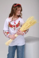 Сорочка з вишивкою для дівчинки КОЗАЧЕК ЗОРЯНА 86 см Різнокольоровий (2000902207772D)(SC)  Фото №2