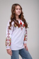 Рубашка с вышивкой для девочки КОЗАЧЕК ЗОРЯНА 86 см Разноцветный (2000902207772D)(SC)  Фото №0
